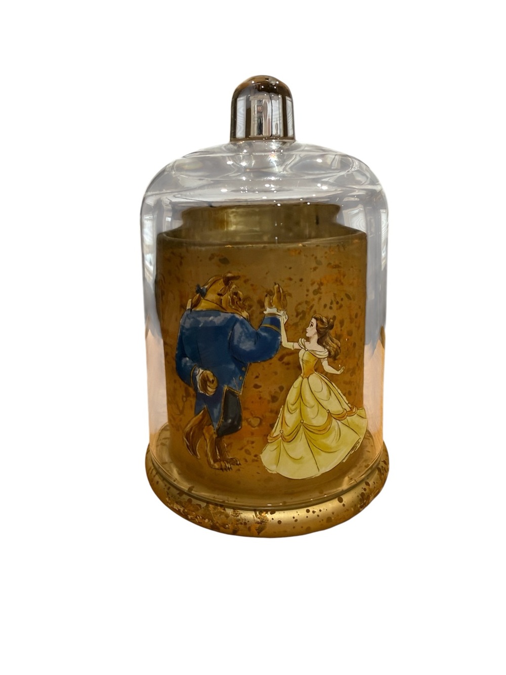 Charmed aroma Beauty and the Beast Decorative Glass candle holder
